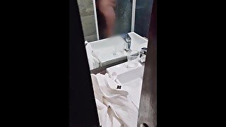 Chubby fuck in bathroom