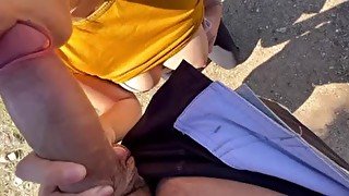 My Bf Fucks Me And Cum In My Boobs Outdoors (18 yo)