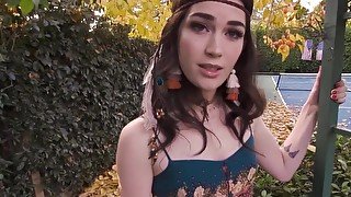 Sexy gypsy from magical garden