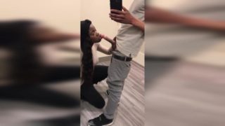 Risky blowjob in Mall Dressing Room (GOT CAUGHT)