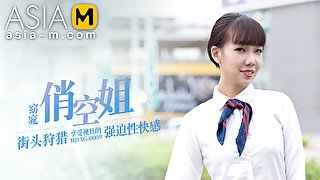 Picking Up on the Street - Flight Attendant MDAG-0009/ 街头狩猎 - ModelMediaAsia