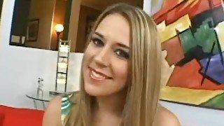 Blonde babe Nicole gets fucked hard