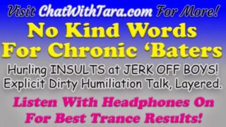 Hurling Insults At Jerk Off Boi's Masturbation Humiliation Erotic Audio JOI