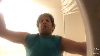 Shrunken Pansy Falls Out Of Alpha's Ass & Dommed In Toilet POV