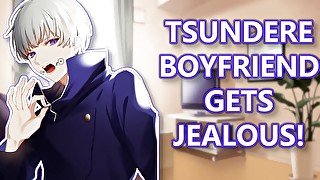 Tsundere Boyfriend Gets Jealous😠(M4F)(ASMR)(Wholesome)(Tsundere Speaker)