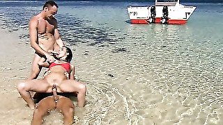 Awesome DP in the Sea to Mia Black/Renata Black