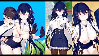 【エロゲーコイカツ！】アズールレーン 吾妻3DCG巨乳アニメ動画[Hentai Game Koikatsu! Azur Lane Azuma (Anime 3DCG Video)]