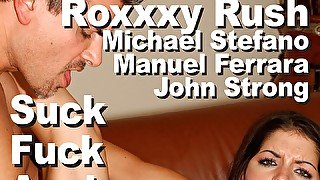 Roxxxy Rush & John Strong & Manuel Ferrara & Michael Stefano