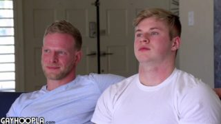 Lucky DILF Rick Randolph fucks barely legal teen Troy Daniels