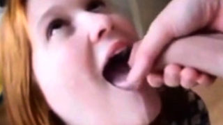 Amateur cum swallowing