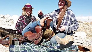 Cowgirl Tickled