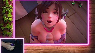 DVA getting a face full of cum