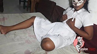 Sinhala Sexy Girl She removed her wears fully and stood naked before the cam 😘 ස්වයංවින්දනය🍌 part3