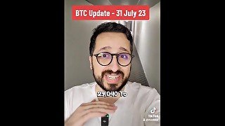 Bitcoin price update 31 July 2023 with stepsister