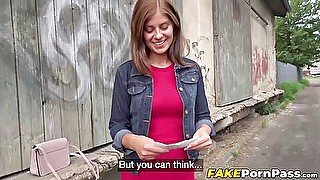 Tiffany Blue And Brunette Babe - Fucked Outside In Exchange For Cash