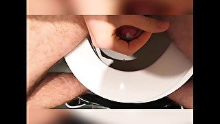 Masturbate at toilet during work