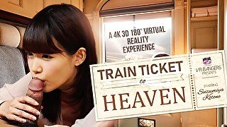 Suzumiya Kotone in Train Ticket to Heaven - VRBangers