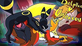 Umbreon X Delphox! Pokemon Hentai