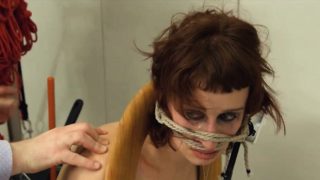 enchanting BDSM toilet slut fucked anally hard