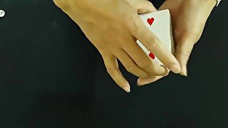 Crazy Magic Trick With 4 Aces Card