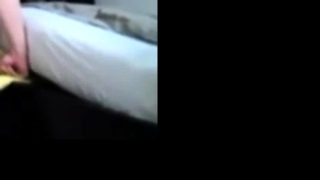 Teen pillow fucking bed mattress orgasm