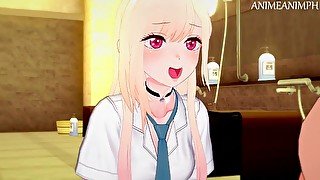 Private Bath Sex Massage with Marin Kitagawa Until Creampie - My Dress-Up Darling Anime Hentai 3d