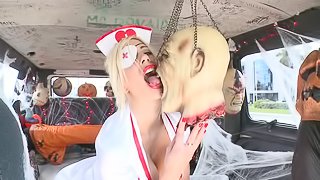 Halloween sex with pornstar nurse