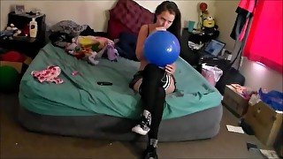 Punk Girl Tease You With Punch Balloon