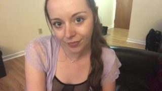 NadiaFoxx Sucking Pizza's Boy Dick and Swallowing Cum