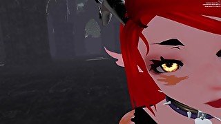 ASMR NSFW VRChat - Dragon girl gives your pp asmr