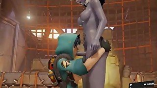 Overwatch Mercy Futanari Orgasm