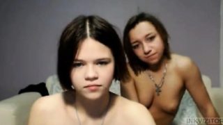 Hottest Amateur BBW Brunette Teen touches self on Webcam