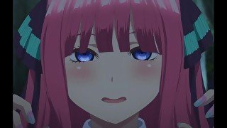 エロアニメ-【五等分の花嫁】ニノがアヘ顔で喘ぎまくる-HENTAI Animation-real voice