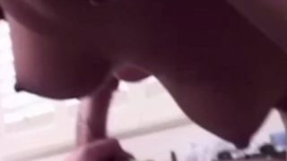 Retro amateur cocksucking before creampie