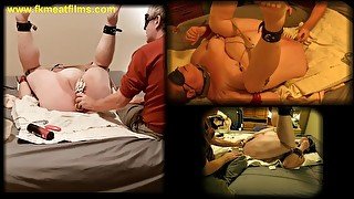 2018-11-16 S2C123 Master Uses fuckmeat with Toys Restraints Clothespins BBW