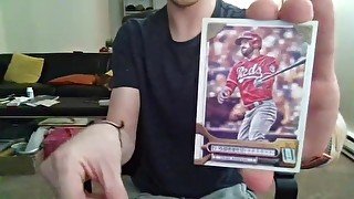 Opening a Pack of Trading Cards