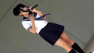 Cute Japanese Students Dance