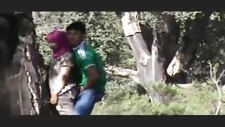 Arab Couple Caught In Garden