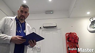 Doctor diagnoses you as chronic masturbator and prescribes a chasity cage for your cock PREVIEW