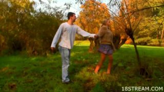 Great outdoors sex with a gorgeous blonde