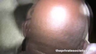 Chubby Babe Gags to Big Black Cock