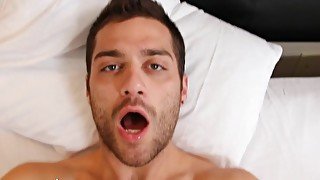 HD - ManRoyale Guy wakes up with bf's mouth on his dick