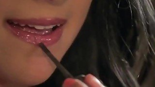 Stunning Brunette Loves To Give A Blowjob