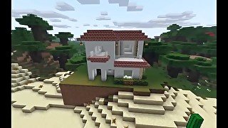 How to build a one colour Villa in Minecraft