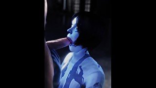 Cortana Blowjob