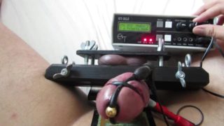 E-Stim, Ball Vice & Cock Restraint with Erostek ET-312B