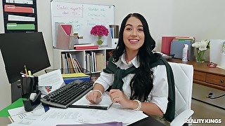 Office girl is set for one time Fetish XXX play with one of her colleagues