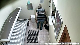 Hidden Camera in Public Tanning Bed