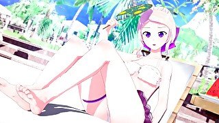 ALONE AT THE BEACH SHINO SHINO KIRYUU 😘 KANOJO MO KANOJO HENTAI