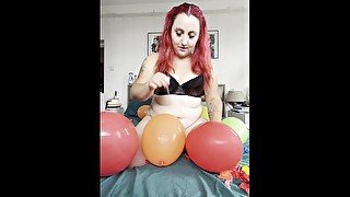 Sexy Balloon Pop In Latex